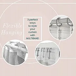 Függöny - Della (kék)