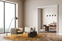 Kerek szőnyeg - Lalin (sárga)