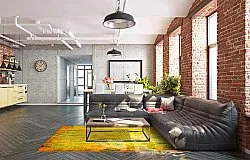 Wilton szőnyeg - Melide (sárga)