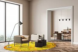 Kerek szőnyeg - Melide (sárga)