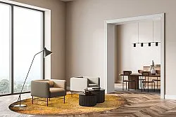 Kerek szőnyeg - Minde (arany)