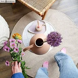 Kerek szőnyeg - Hamilton (Pearled Ivory)