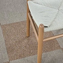 Padlószőnyeg - Almeria Textilcsempék 24 db (szürke)