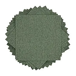 Padlószőnyeg - Almeria Textilcsempék 24 db (zöld)