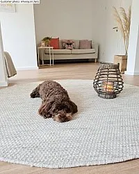 Kerek szőnyeg - Otago (természetes)