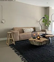 Rongyszőnyeg - Silje (fekete)