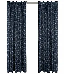 Függöny - Bailey (sötétkék)