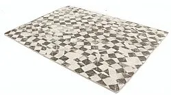 Gyapjúszőnyeg - Kallatis (fekete-fehér)