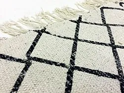 Trasmatta - Agadir (svart/vit)