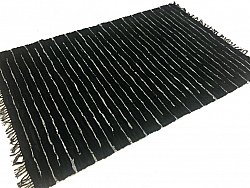 Rongyszőnyeg - Nordal Design (fekete bőr)