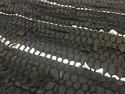 Rongyszőnyeg - Nordal Design (fekete bőr)