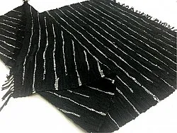 Rongyszőnyeg - Nordal Design (fekete bőr)