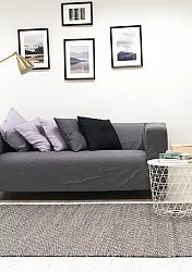 Gyapjúszőnyeg - Varella (fekete/fehér)