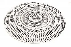 Kerek szőnyeg - Brussels Night (szürke)