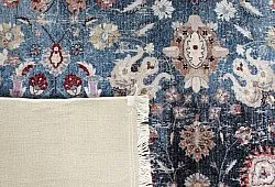 Kerek szőnyeg - Bouhjar (sötétkék/többszínű)