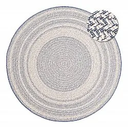 Kerek szőnyeg - Indoor/Outdoor Angus (kék)