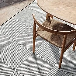 Beltéri és kültéri szőnyeg - utomhusmatta - Ava (fekete)