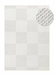 Beltéri és kültéri szőnyeg - utomhusmatta - Ava (fehér)