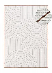 Beltéri és kültéri szőnyeg - utomhusmatta - Hayden (piros)