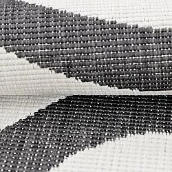 Beltéri és kültéri szőnyeg - utomhusmatta - Remina (fekete/fehér)