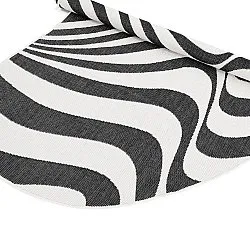 Beltéri és kültéri szőnyeg - utomhusmatta - Remina (fekete/fehér)