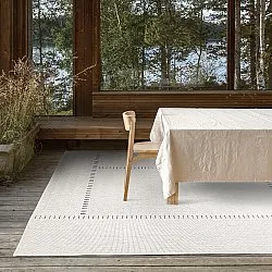 Beltéri és kültéri szőnyeg - utomhusmatta - Rhea (fehér)