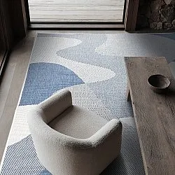 Beltéri és kültéri szőnyeg - utomhusmatta - Somerville (kék)