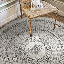 Kerek szőnyeg - Indoor/Outdoor Malcolm (szürke)