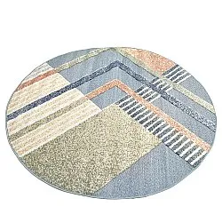Kerek szőnyeg - Indoor/Outdoor Trivia (kék/többszínű)