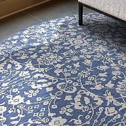 Kerek szőnyeg - Brussels Ocean (kék)