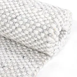 Beltéri és kültéri szőnyeg - Orta Wool Look (világosszürke)