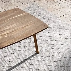 Beltéri és kültéri szőnyeg - Todi Wool Look (szürke/bézs)