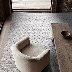 Beltéri és kültéri szőnyeg - Todi Wool Look (szürke/bézs)