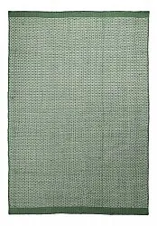 Beltéri és kültéri szőnyeg - Coastal Wool Look (zöld/fehér)