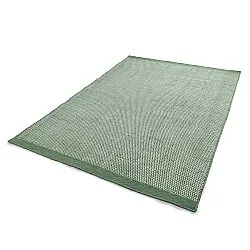 Beltéri és kültéri szőnyeg - Coastal Wool Look (zöld/fehér)