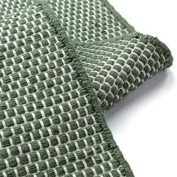 Beltéri és kültéri szőnyeg - Coastal Wool Look (zöld/fehér)