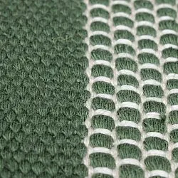 Beltéri és kültéri szőnyeg - Coastal Wool Look (zöld/fehér)