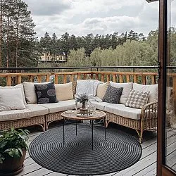 Kerek szőnyeg - Ferragudo (antracit)