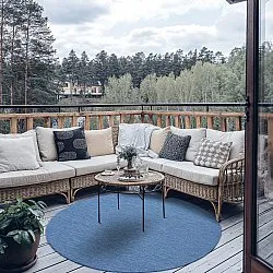 Kerek szőnyeg - Monsanto (kék)