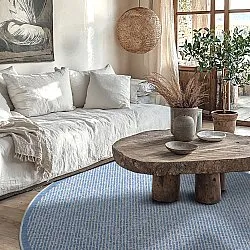 Kerek szőnyeg - Tromsø (kék)