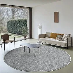 Kerek szőnyeg - Tromsø (ezüst)