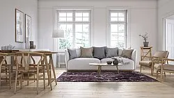 Wilton szőnyeg - Vieste (fekete/fehér)