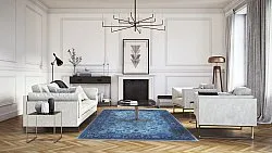 Wilton szőnyeg - Gombalia (kék)