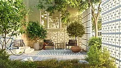 Beltéri és kültéri szőnyeg - Otto (zöld)