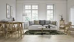 Wilton szőnyeg - Taknis (sötétzöld)