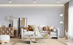 Kerek szőnyeg - Pike (bézs)