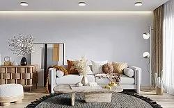 Kerek szőnyeg - Pike (fekete)