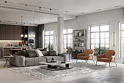 Wilton szőnyeg - Esta (szürke)