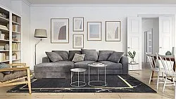 Wilton szőnyeg - Cerasia (fekete/arany)