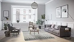 Wilton szőnyeg - Ovada (fekete/fehér)